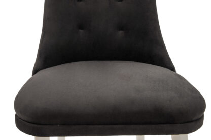 Scaun living, Stela Lux, Negru, 45x50x86 cm - imagine 8