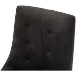 Scaun living, Stela Lux, Negru, 45x50x86 cm - imagine 9