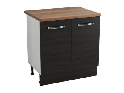 Masca chiuveta, Alfa, wenge, blat termic nuc, PAL, 80x83x60 cm