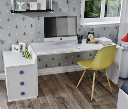 Dormitor tineret, Aqua Marine, MDF - imagine 4