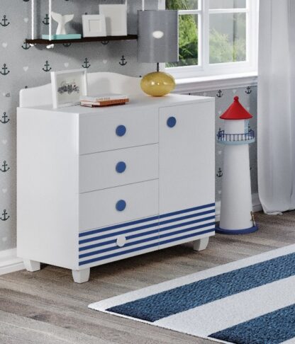 Dormitor tineret, Aqua Marine, MDF - imagine 8