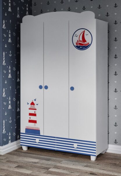 Dormitor tineret, Aqua Marine, MDF - imagine 11