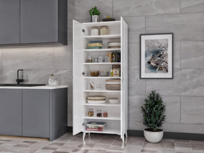 Dulap multifunctional, Venty 8, Alb, MDF - imagine 4