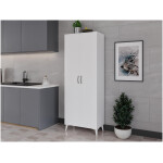 Dulap multifunctional, Venty 8, Alb, MDF - imagine 5