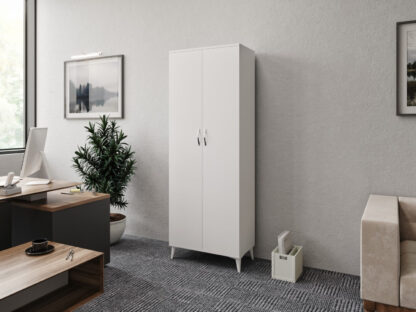 Dulap multifunctional, Venty 8, Alb, MDF - imagine 7