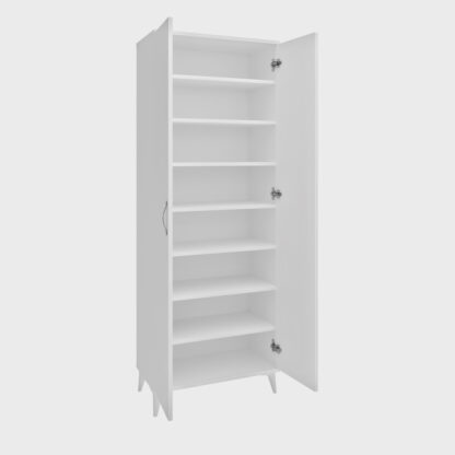 Dulap multifunctional, Venty 8, Alb, MDF - imagine 10