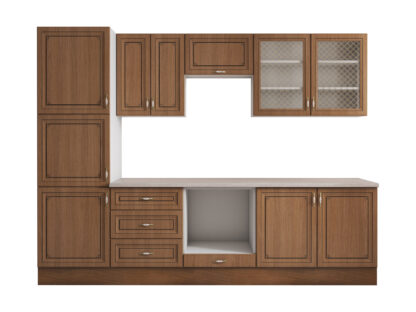 Bucatarie Grand 260, Stejar, Fronturi MDF, corp din PAL - imagine 4