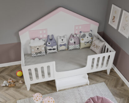 Pat Sunny Montessori, Roz, MDF, 190x90 cm - imagine 2