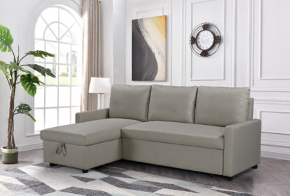 Coltar extensibil Ami, material textil, 203x130x88 cm