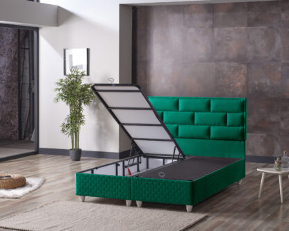 Pat Arya, 160x200 cm, tapitat, verde - imagine 3