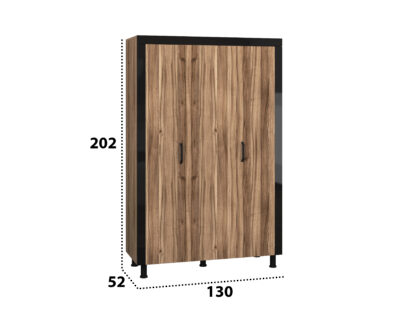 Dressing Omega, Nuc Lyon, 130x202x52 cm, PAL - imagine 4
