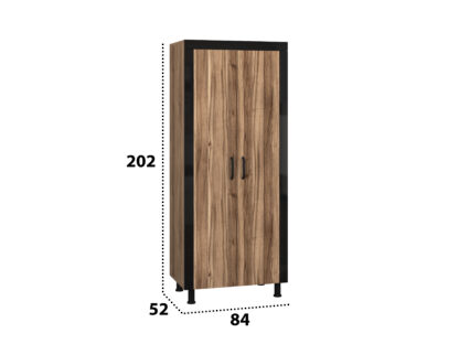 Dressing Omega, Nuc Lyon, 84x202x52 cm, PAL - imagine 3