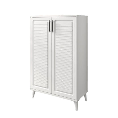 Pantofar Fuga, 70x118x36.5 cm, Alb, MDF - imagine 3