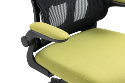 Scaun birou S-189, Negru/Verde, 63x125x65 cm, Material Textil - imagine 15