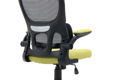 Scaun birou S-189, Negru/Verde, 63x125x65 cm, Material Textil - imagine 8