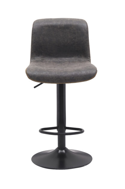 Scaun bar, S-201, Maro, 50x106x40 cm, Piele Ecologica - imagine 2
