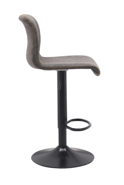Scaun bar, S-201, Maro, 50x106x40 cm, Piele Ecologica - imagine 3