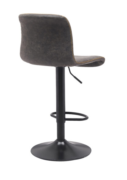 Scaun bar, S-201, Maro, 50x106x40 cm, Piele Ecologica - imagine 4