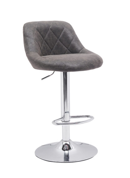 Scaun bar, S-202, Maro, 46x106x47 cm, Piele Ecologica