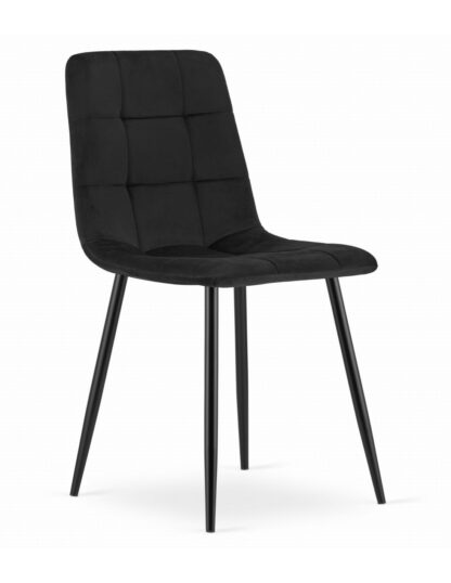 Scaun living s-155, stofa, negru