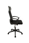 Scaun birou S-192, 116x45x49 cm, Negru, Material Textil - imagine 3