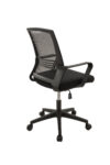 Scaun birou S-197, Negru, 101x44x48 cm, Material Textil - imagine 4