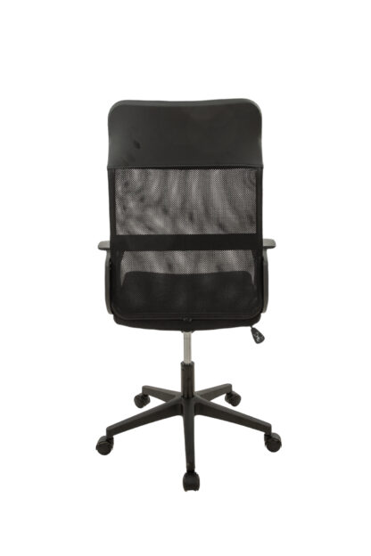 Scaun birou S-192, 116x45x49 cm, Negru, Material Textil - imagine 5