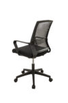 Scaun birou S-197, Negru, 101x44x48 cm, Material Textil - imagine 6