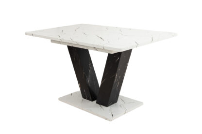 Masa Living MB-85, 180x75x80 cm, Alb Negru - imagine 4