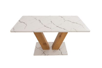 Masa Living MB-85, 180x75x80 cm, Alb Sonoma - imagine 7