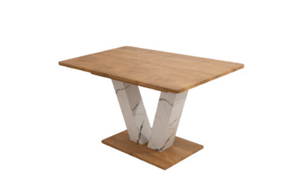 Masa Living MB-85, 180x75x80 cm, Sonoma Alb - imagine 10