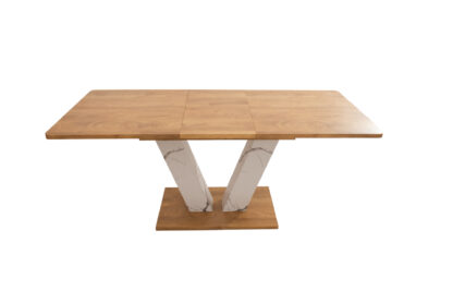 Masa Living MB-85, 180x75x80 cm, Sonoma Alb - imagine 3