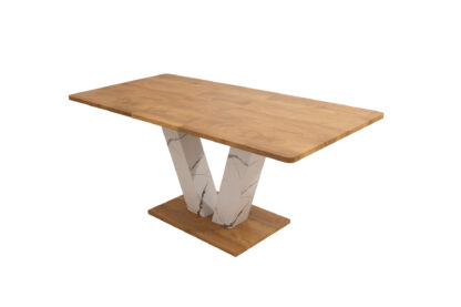 Masa Living MB-85, 180x75x80 cm, Sonoma Alb - imagine 5