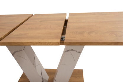 Masa Living MB-85, 180x75x80 cm, Sonoma Alb - imagine 7