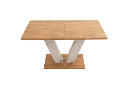 Masa Living MB-85, 180x75x80 cm, Sonoma Alb - imagine 9