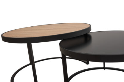 Set 2 mese cafea MC-114, 80x45 cm - imagine 4