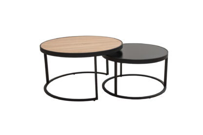 Set 2 mese cafea MC-114, 80x45 cm - imagine 6