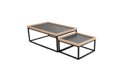Set 2 mese de cafea MC-124, 100x38.5x60 cm - imagine 3