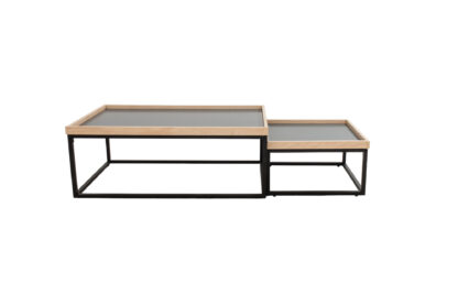 Set 2 mese de cafea MC-124, 100x38.5x60 cm - imagine 10
