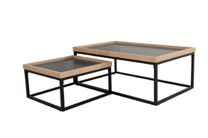 Set 2 mese de cafea MC-124, 100x38.5x60 cm - imagine 7