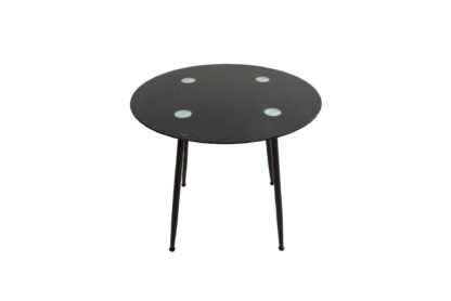 Masa Living MB-87, 90x75 cm, Negru - imagine 3