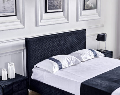Pat ML-1809, Negru, 160x200 cm - imagine 3