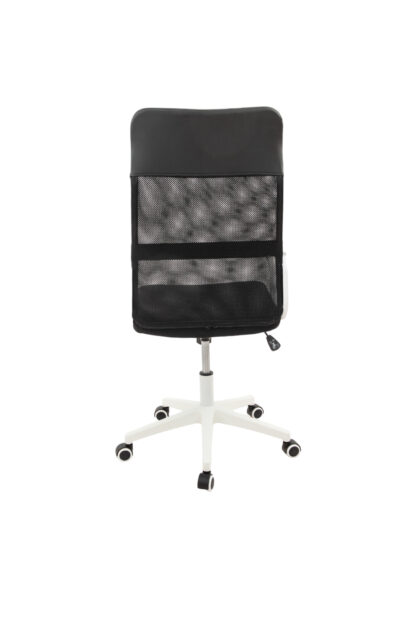 Scaun birou S-191, 116x45x49 cm, Negru, Material Textil - imagine 5
