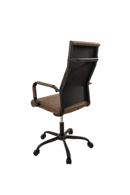 Scaun birou S-199, 115x43x46 cm, Maro, Material Textil - imagine 6
