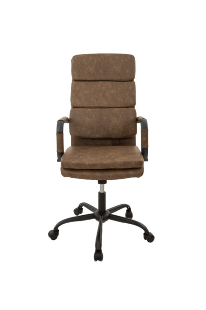 Scaun birou S-200, 118x43x46 cm, Maro, Piele Ecologica - imagine 2