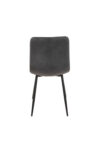 Scaun living tapitat S-207, 88x43x48 cm, Gri - imagine 5