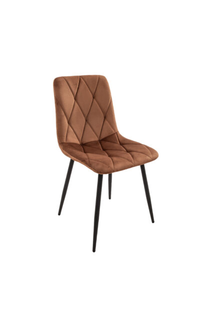 Scaun living tapitat S-207, 88x43x48 cm, Maro