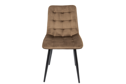 Scaun Bucatarie Tapitat S-214, Stofa, Maro