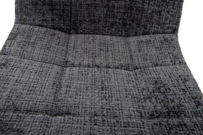 Scaun Bucatarie Tapitat S-208, Stofa, Gri - imagine 10