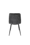 Scaun Bucatarie Tapitat S-208, Stofa, Gri - imagine 5